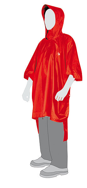 Poncho 3 rot XL/2XL Regenponcho