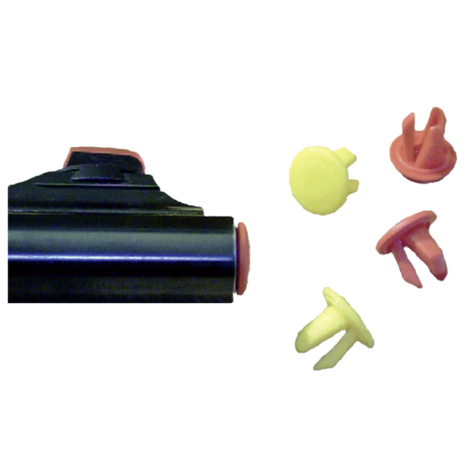 Gun Plugs rot/gelb sortiert 10 Stück