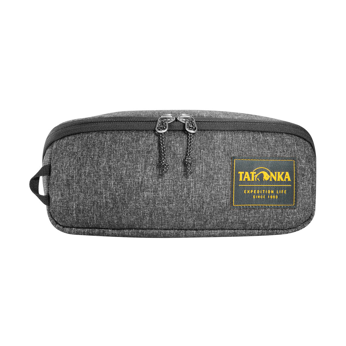 Square Zip Pouch M Black Kulturbeutel