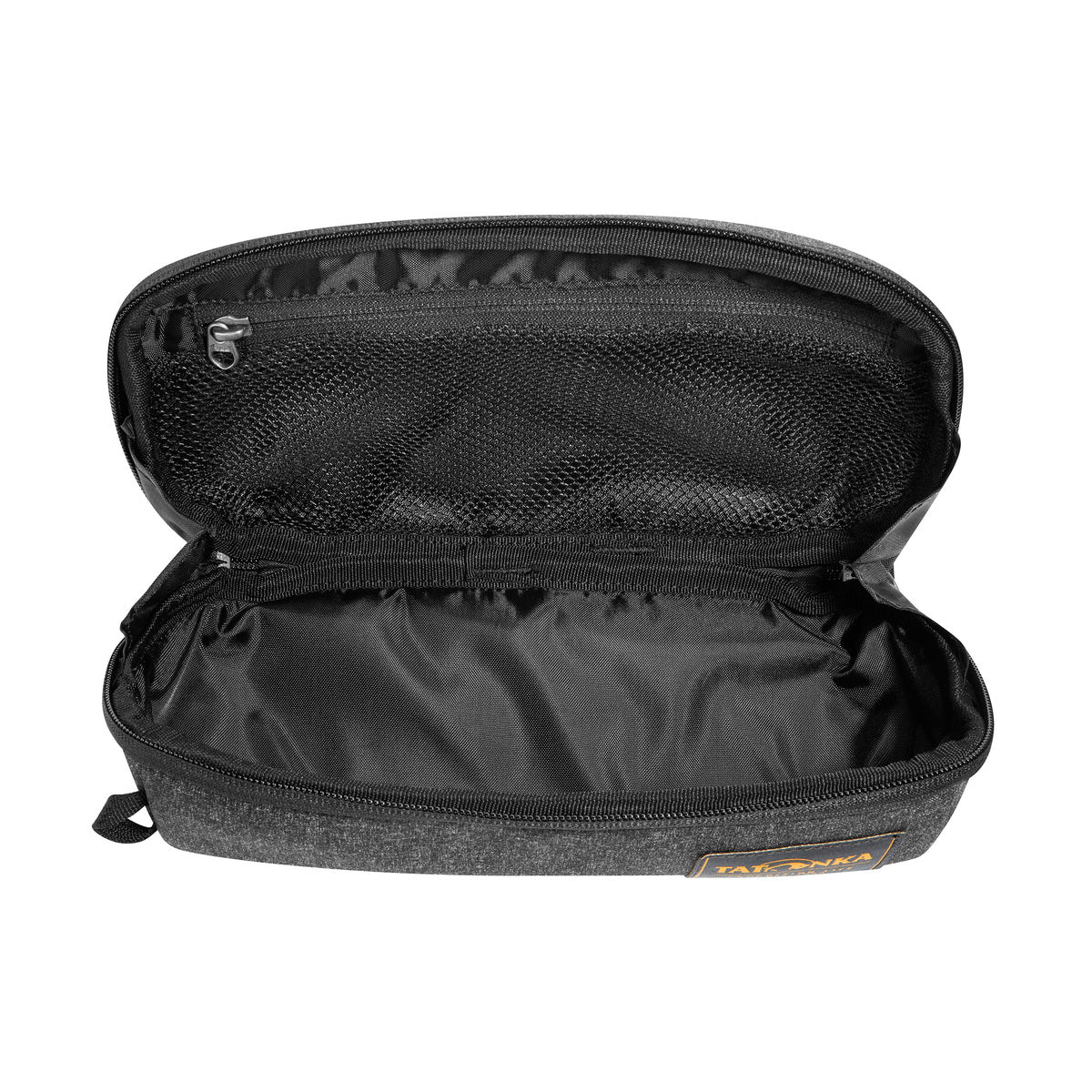 Square Zip Pouch M Black Kulturbeutel