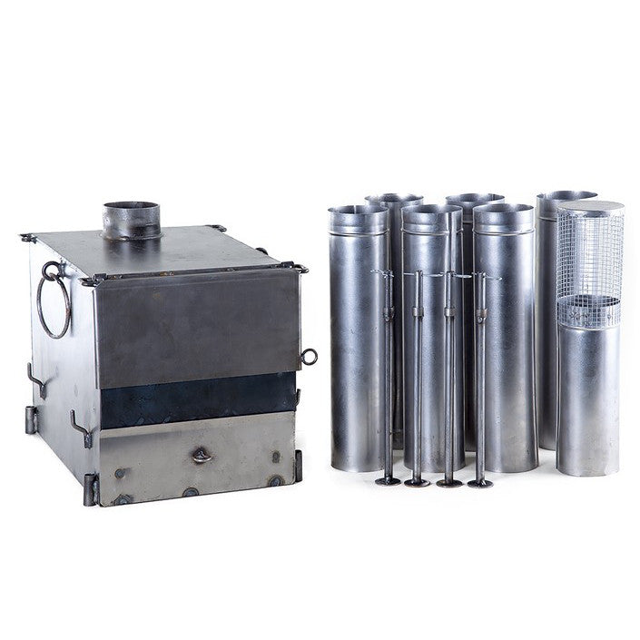 Zeltofen Saunaofen mit Steinracks