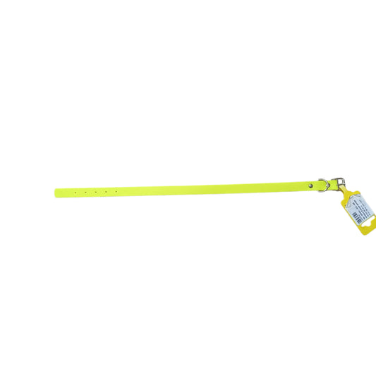 Halsband Biothane genietet 19 mm 55cm neon-gelb