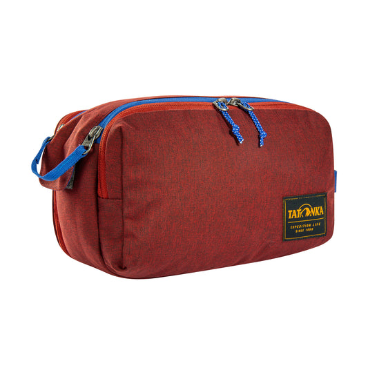 Cosmetic Double Zip Pouch Kulturbeutel rot