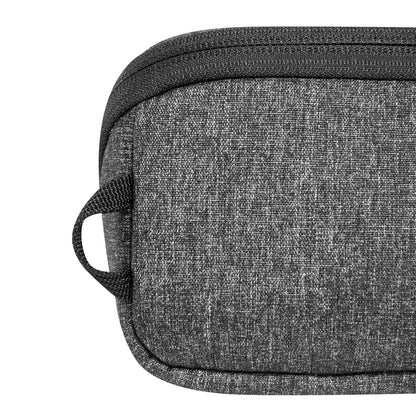 Square Zip Pouch M Black Kulturbeutel