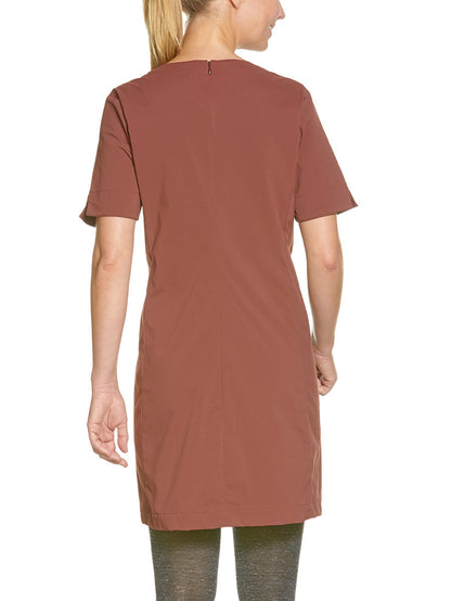 Gora Dress Women 36 Aubergine Red