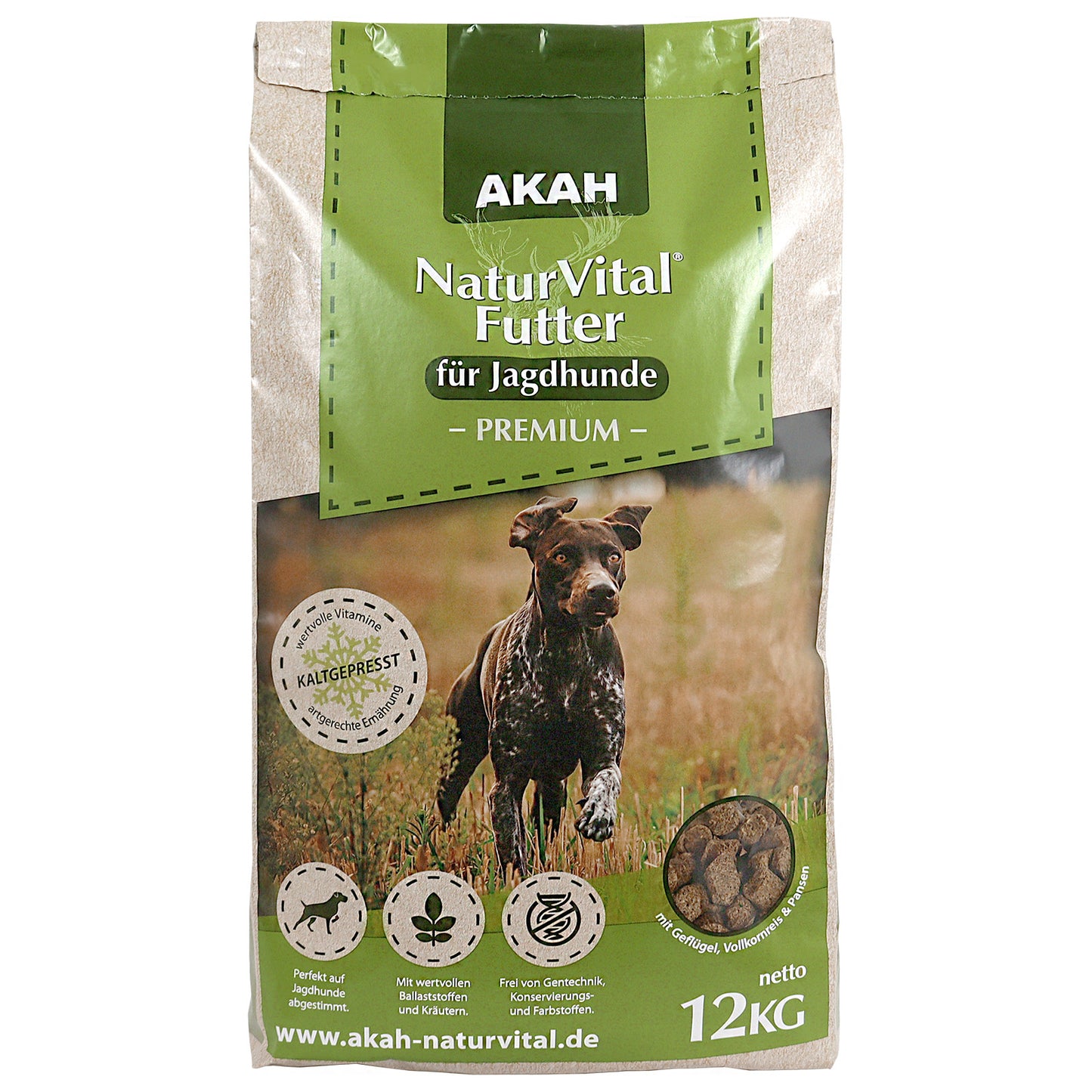 NaturVital Premium Futter für Jagdhunde 12 kg Natur Vital