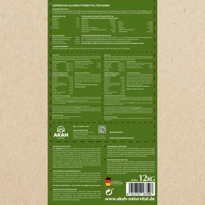 NaturVital Premium Futter für Jagdhunde 12 kg Natur Vital