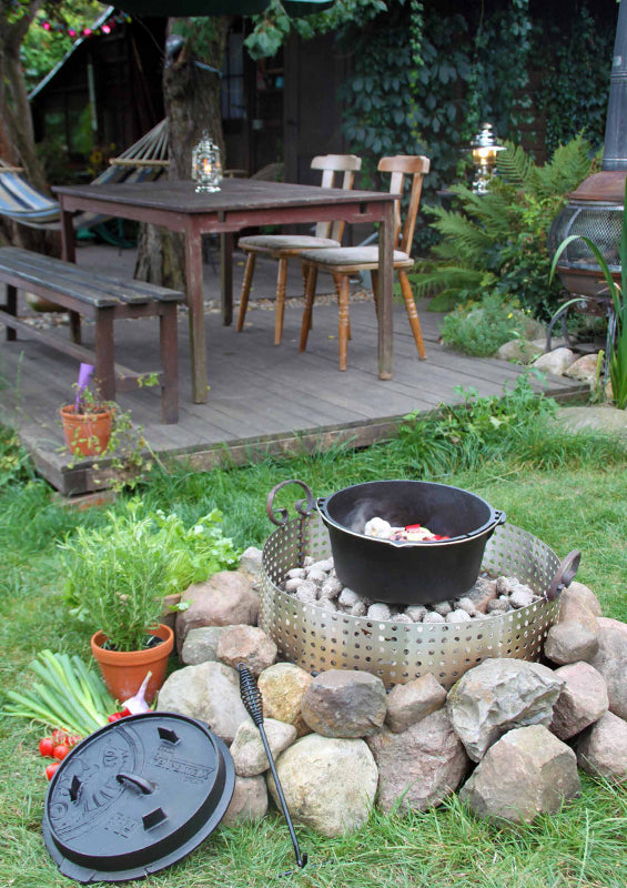 Feuertopf Dutch Oven T4,5 planer Boden