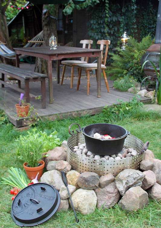 Feuertopf Dutch Oven T4,5 planer Boden