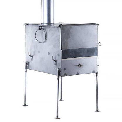 Zeltofen Saunaofen mit Steinracks