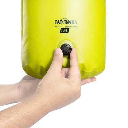 WP Stuffbag Valve 15l lime Packsack mit Ventil