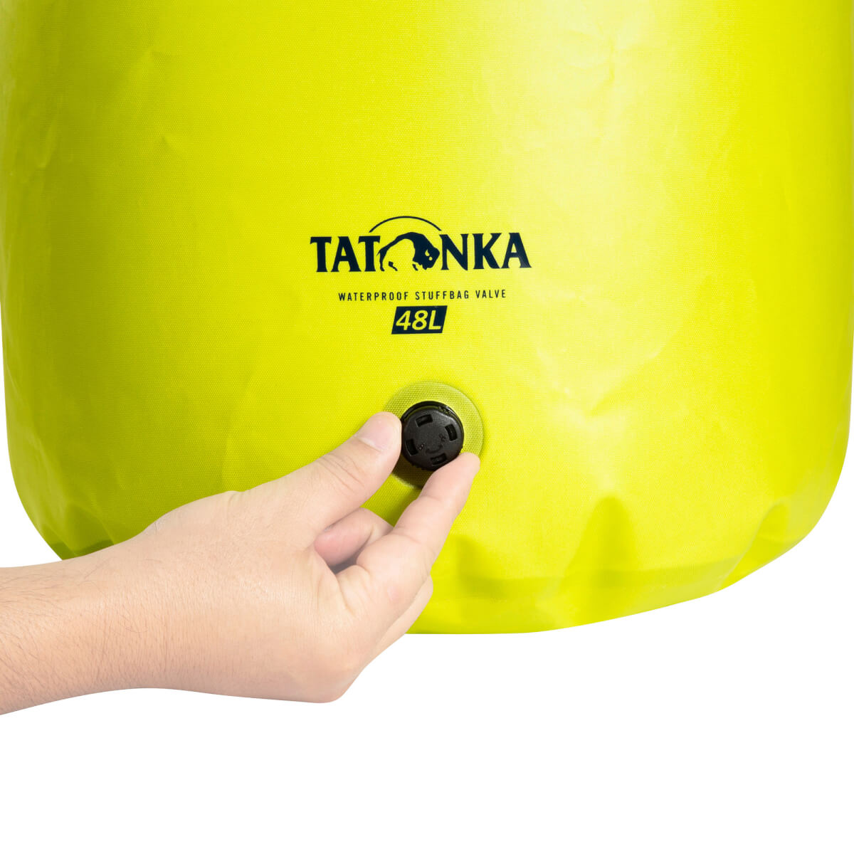 WP Stuffbag Valve 48l lime Packsack mit Ventil